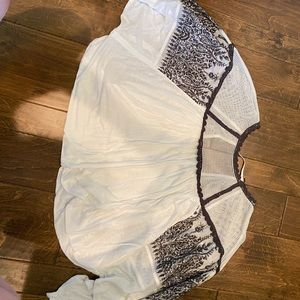 Free People Flowy Shirt